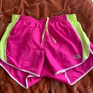 North face athletic shorts